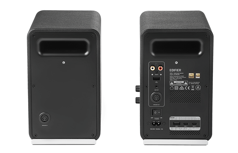 Edifier R65 speakers rear